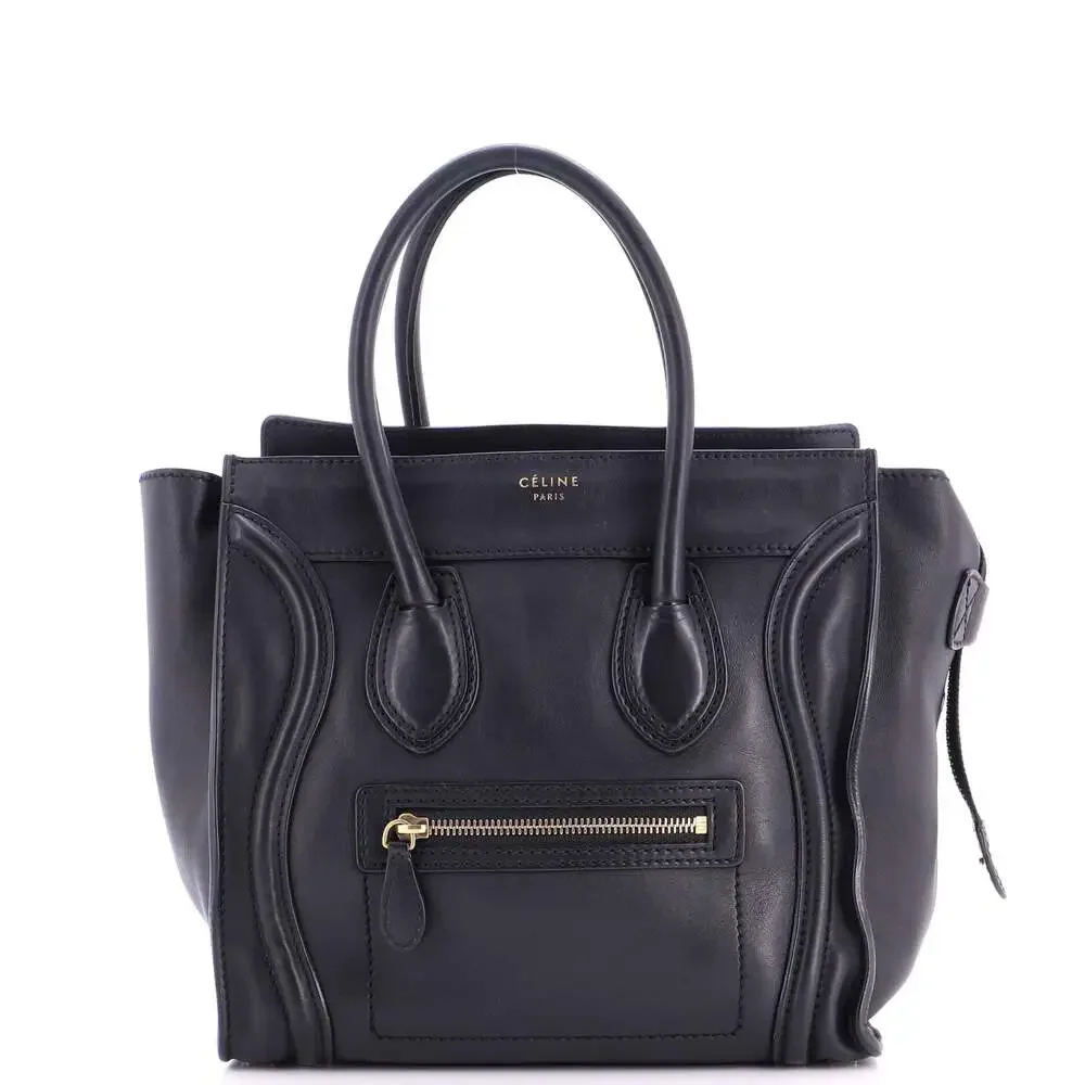 Celine Luggage Bag Smooth Leather Micro #247500C12B - Picture 1 of 7
